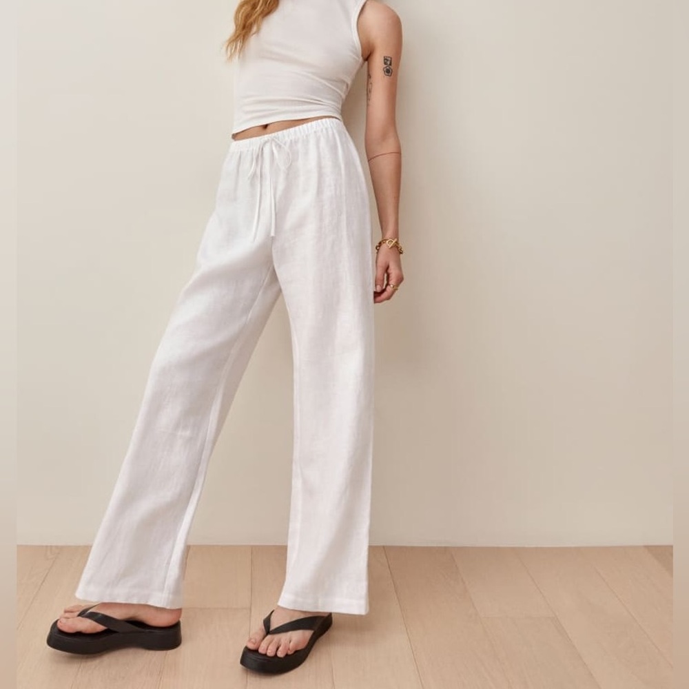Reformation Olina Linen Pant